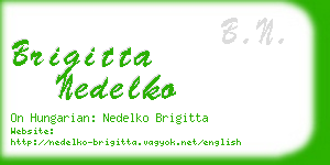 brigitta nedelko business card